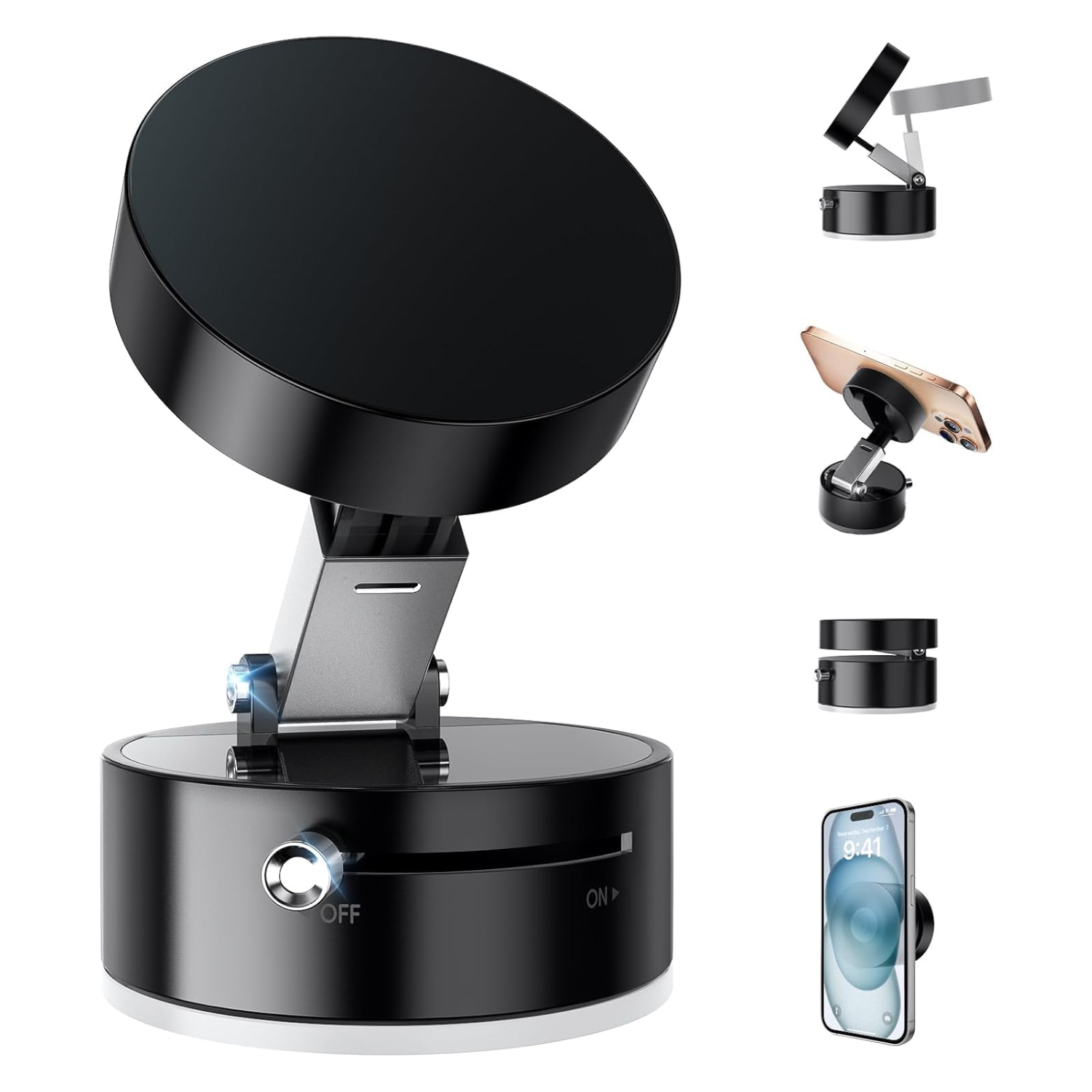 📱 Multifunctional Vacuum Suction Phone Holder