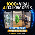 1000+ AI Talking Objects Reels Bundle - Ready to Post
