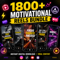 1800+ Motivational Reels Combo Bundle - Ready to Post