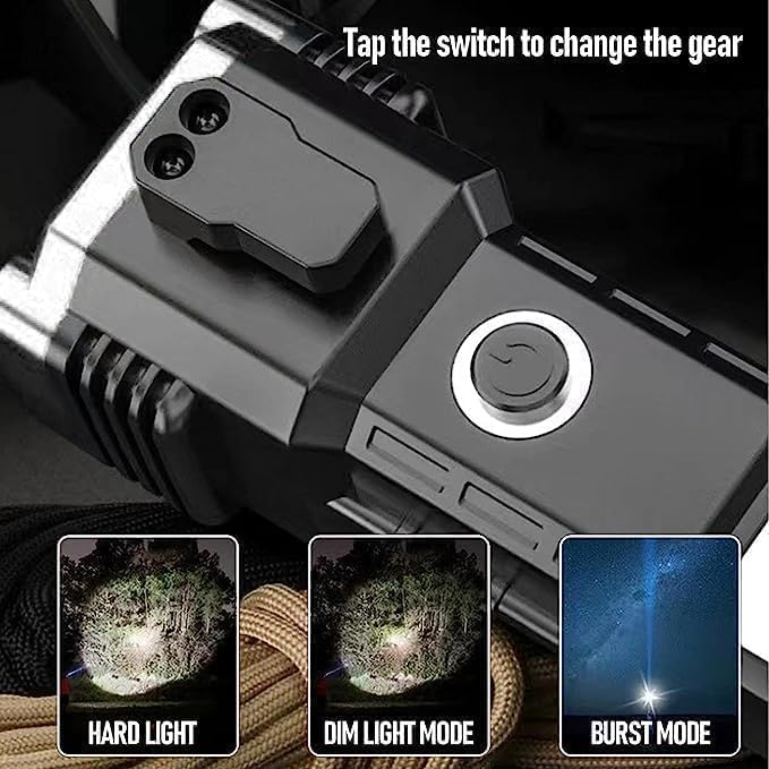 🔦 8 in 1 Portable Rechargeable LED Flashlight