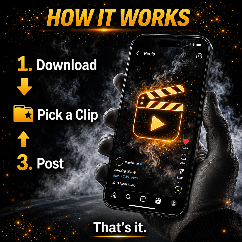 1800+ Motivational Reels Combo Bundle - Ready to Post