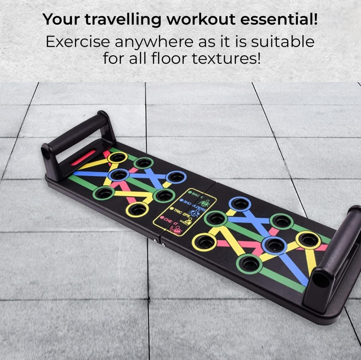 💪 14-in-1 Push-Up Board with Handles